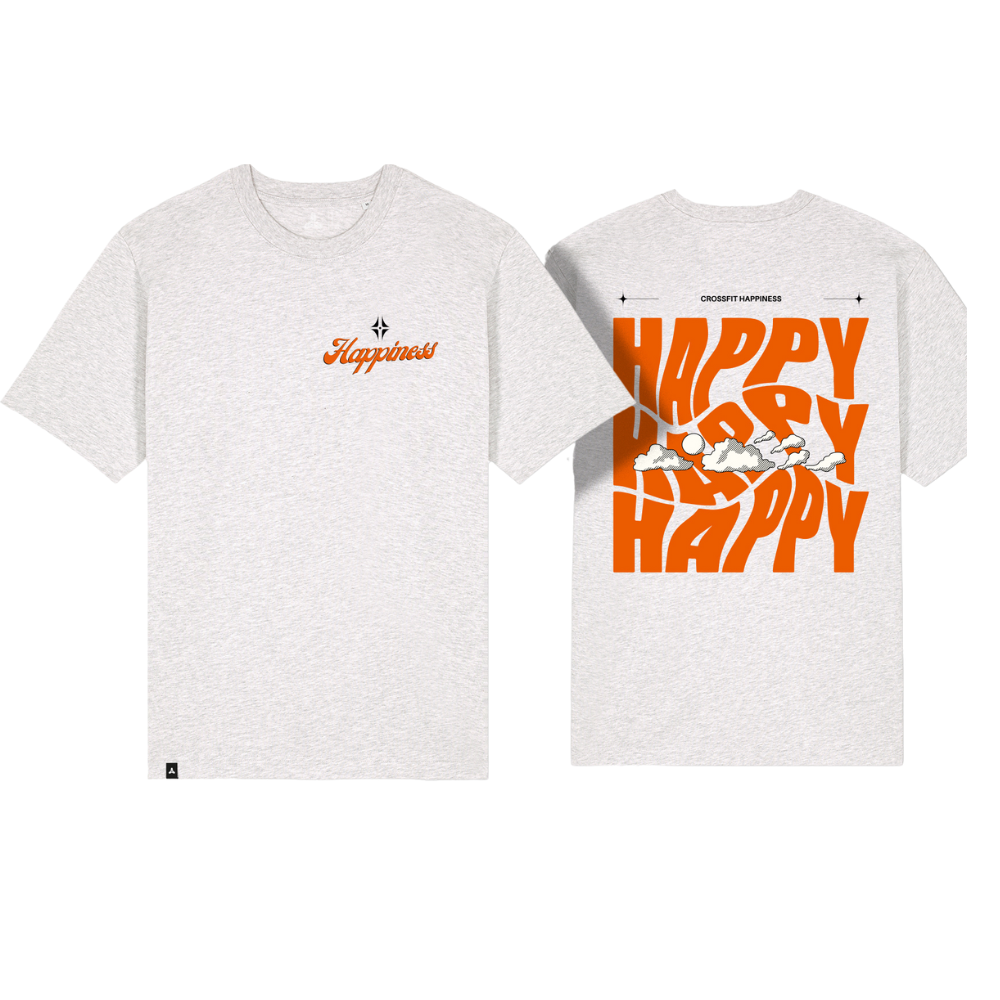 T-shirt Oversize Grey – Collection "Happiness"